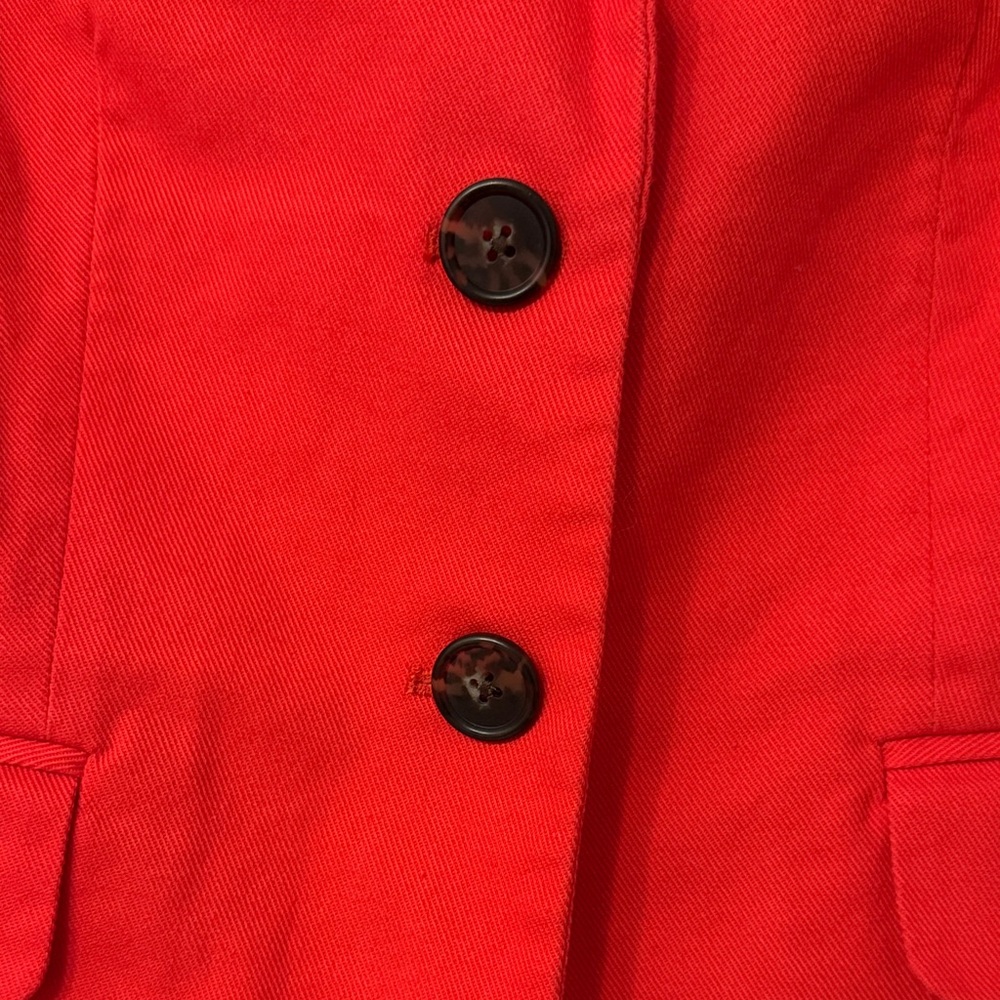 NWT J. Crew Women's Bright Red Blazer sz 10 - Picture 5 of 14